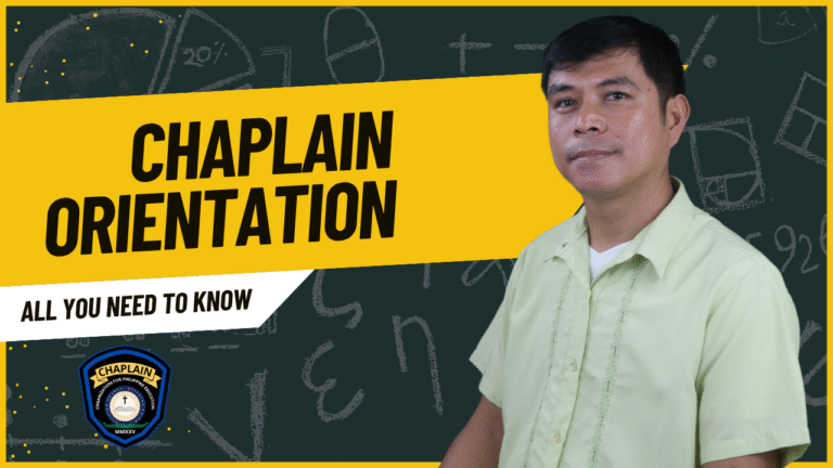 Chaplain Organization for Philippine Education Inc. Orientation